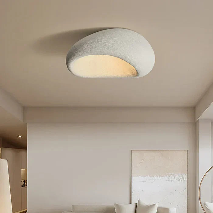 SereneAura Ceiling Lamp – Natural Wabi Sabi Lighting