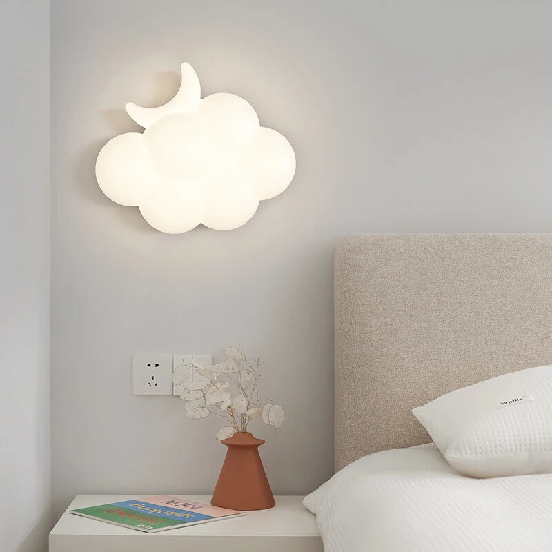 WhiteCloud Lamp – Stylish LED Wall Light for Children