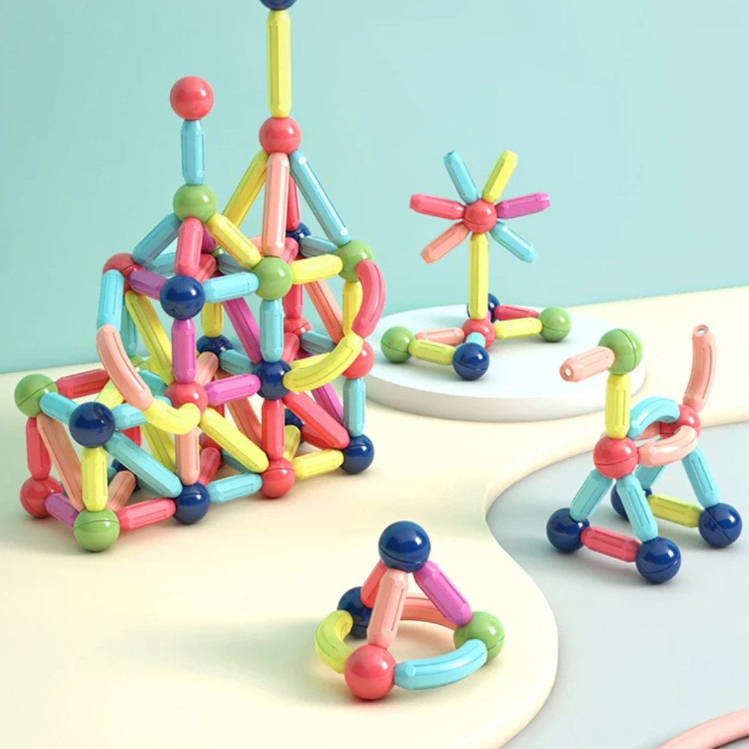 Magneo Blocks - Creative Magnetic Building Kit for Kids