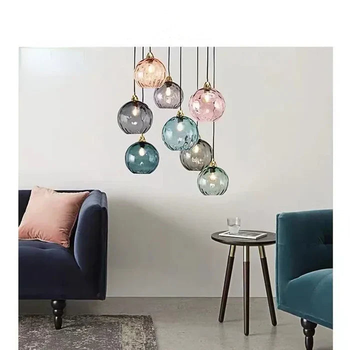 LumiSphere Pendant Lamp – Elegant Glass Ball Lighting