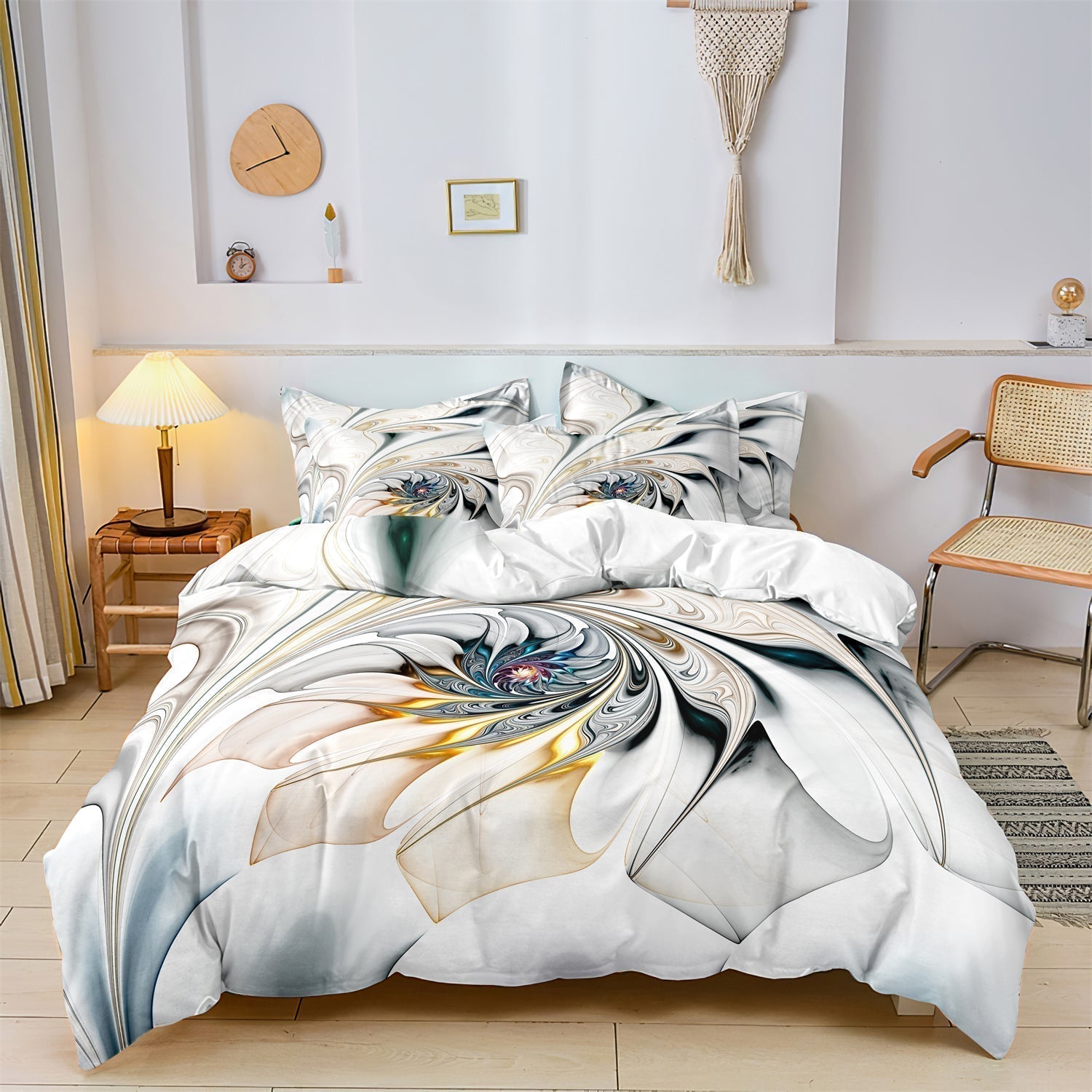 Ultra-Soft Artistic Bedding Set for Vibrant Bedroom Style
