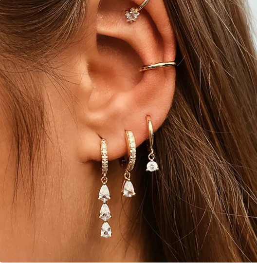 Aurora Earring Set - Elegant and Versatile Design
