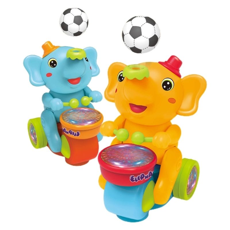 MelodyMaatje Drum Elephant - Musical Learning Experience for Babies