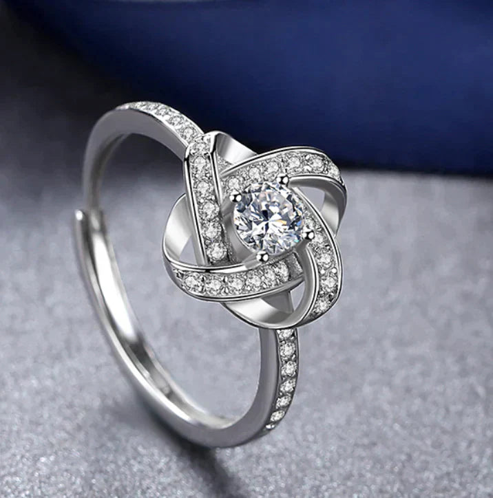 Pamper your loved one with our Enchanting Love Knot Ring - the Perfect Gift!