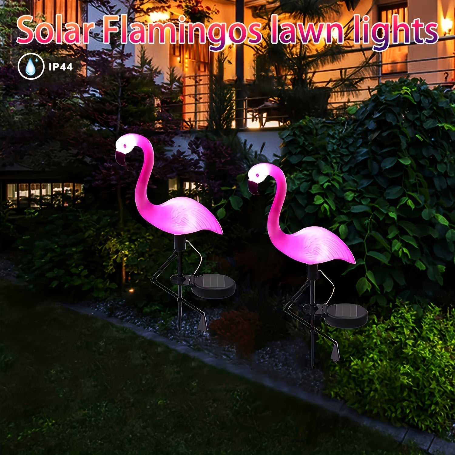 Solar Flamingo Lamp - Elegant Solar Flamingo Garden Lamp