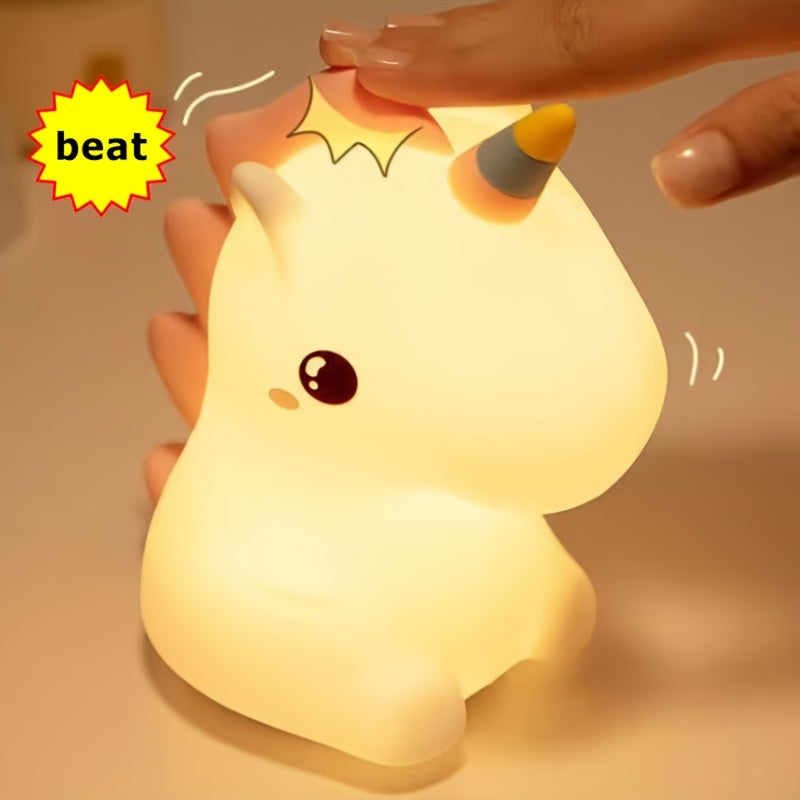 UnicornGlow Night Light - Colorful LED Lamp with Cover