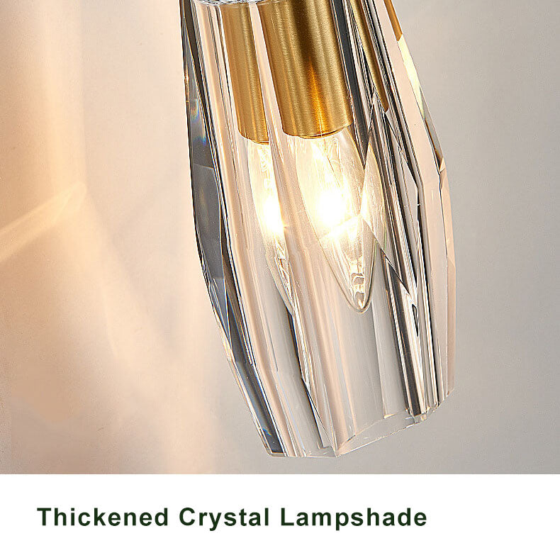 Luxe CrystalGlow Vägglampa med Kristallglas – Modern Design