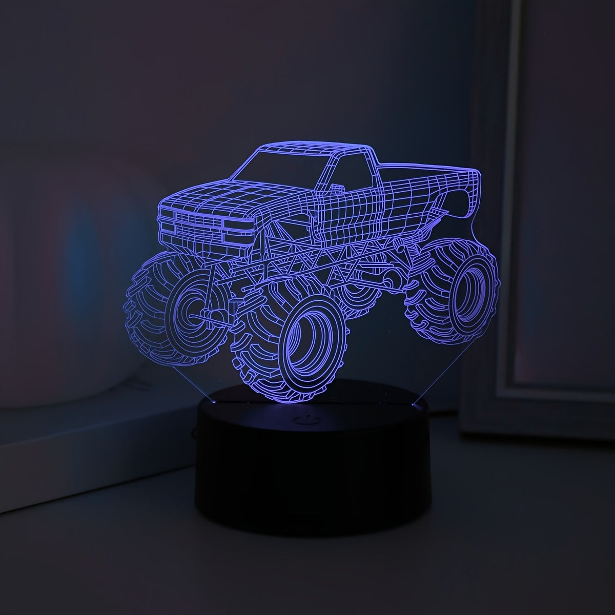 TruckGlow – 3D LED Night Light with Monster Truck Design
