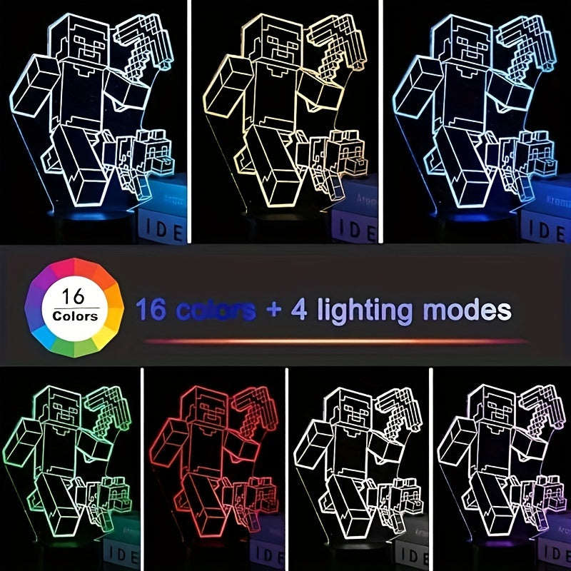 IlluGlow - 3D Night Light with Colors and USB