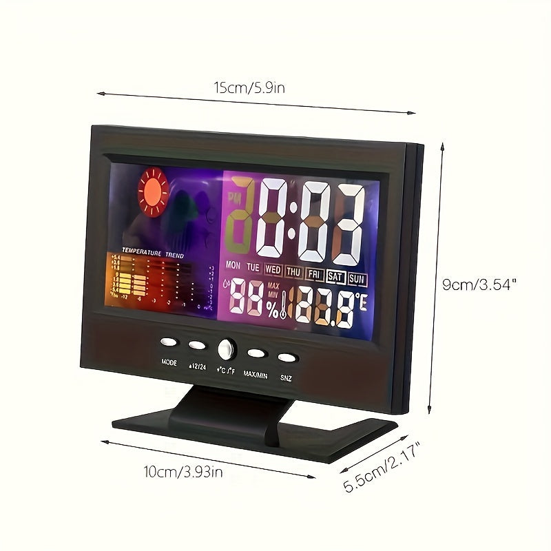 TimeSense – Slim Digital Alarm Clock with Snooze