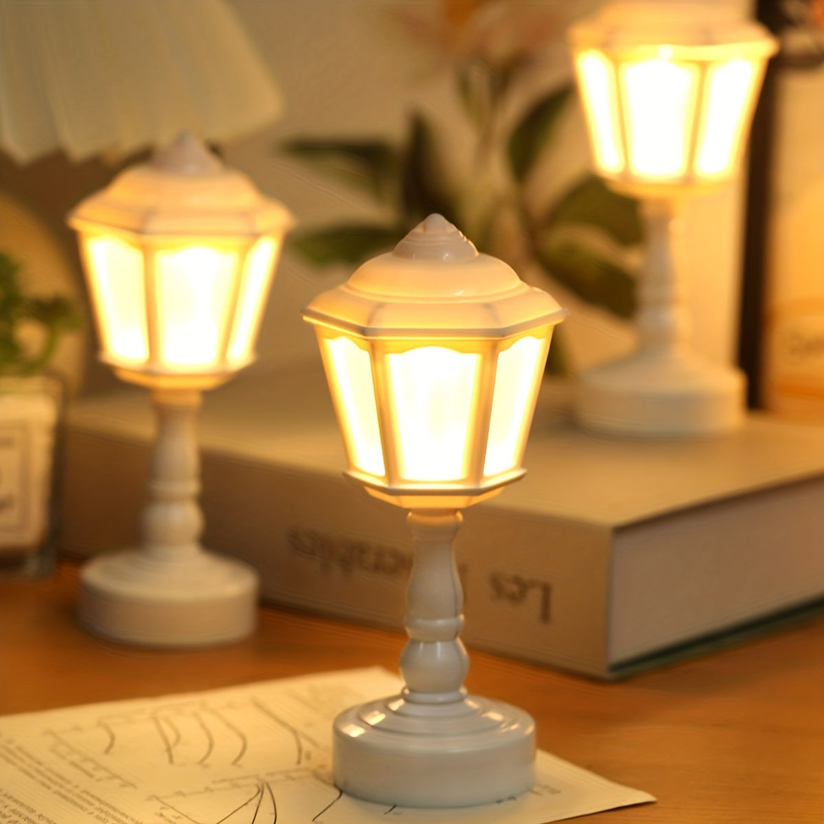 RetroGlow Lamp - Small LED Table Lamp Street Lighting