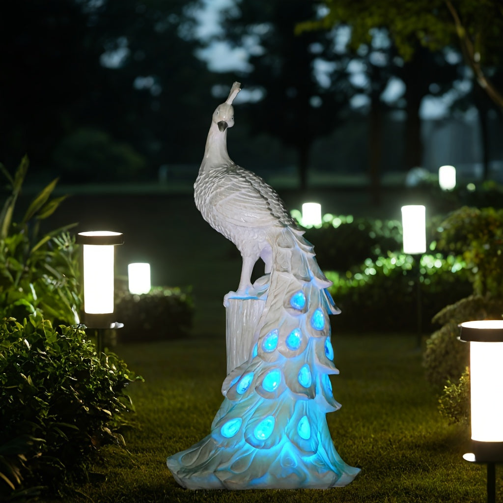 OlarPeacock – Colorful Solar Garden Spike