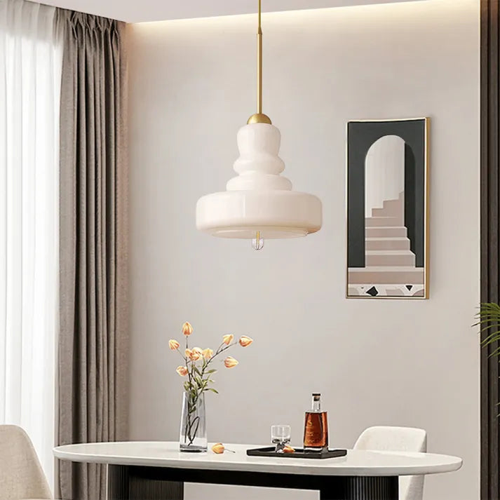 VerreCylindre Ceiling Lamp - Luxurious Glass Pendant Lamp with Modern Designer