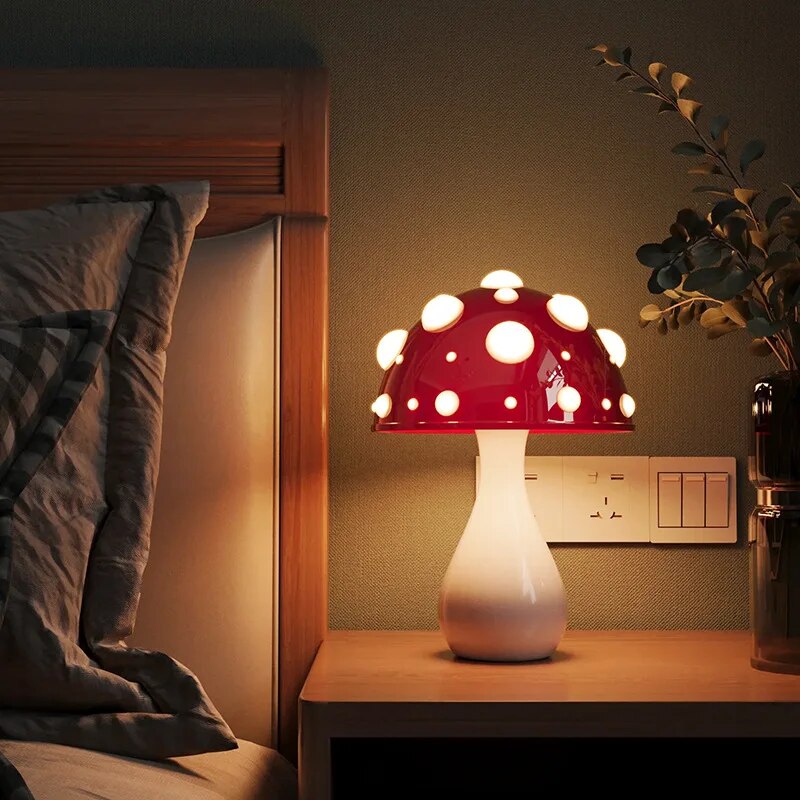 Mushroom AuraLamp - Wireless Mood Light with Adjustable LED