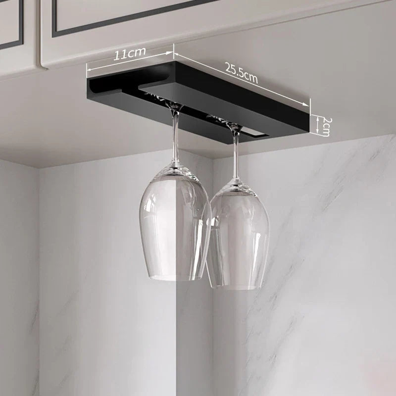 Elegant wine glass rack for stylish and space-saving storage