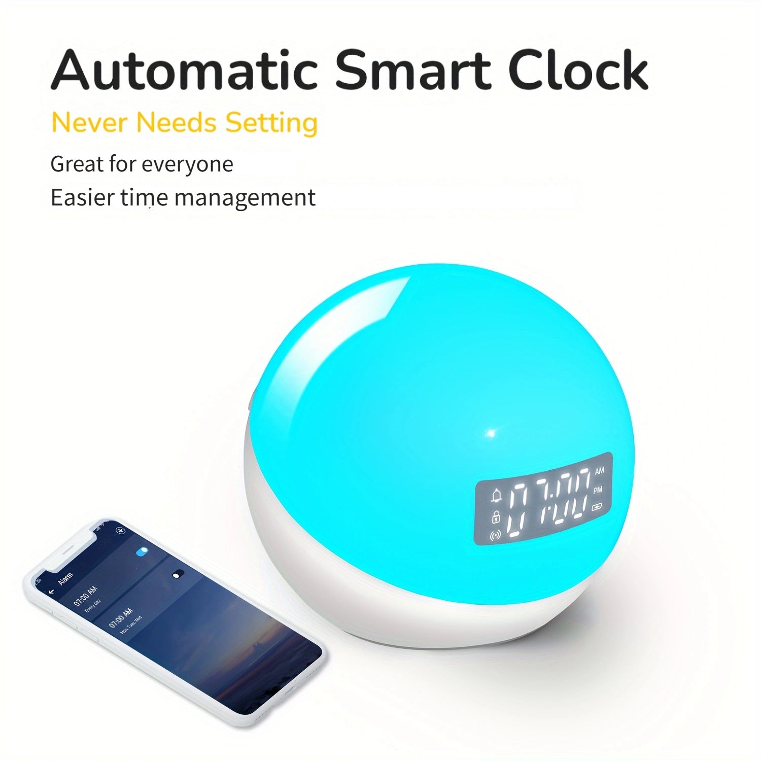 WakeLight – Smart Alarm Clock with Sunrise