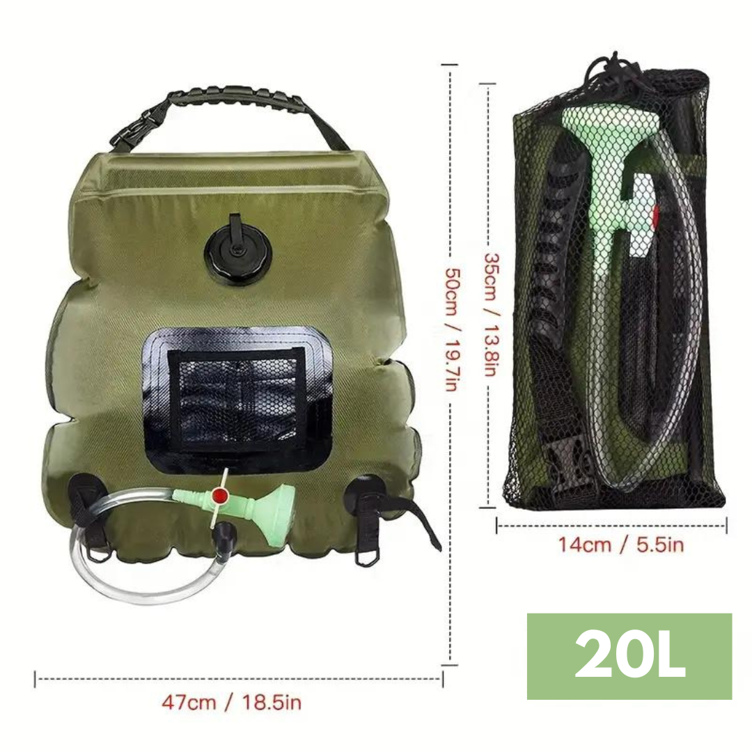 SunStream - Portable Camping Shower with Solar Energy
