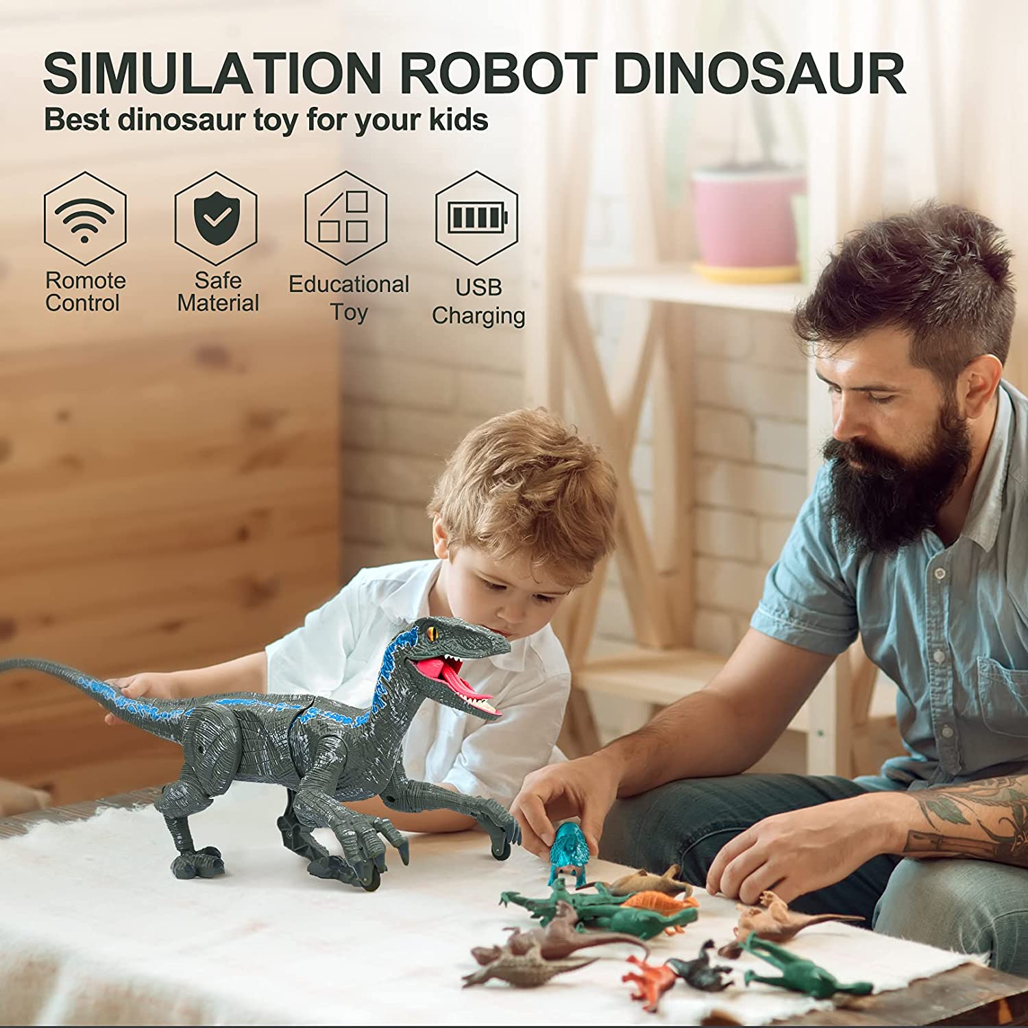 DinoMotion – Realistic Velociraptor with Remote Control