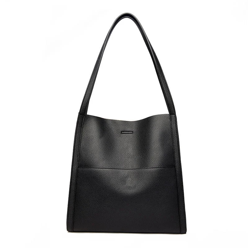 LuxeCarry - Elegant Leather Shoulder Bag for Women