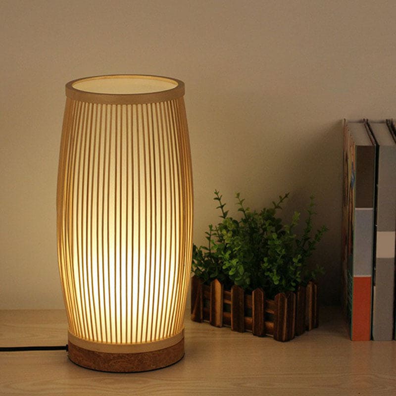 Bamboo Bright - Atmospheric Table Lamp Made of Bamboo