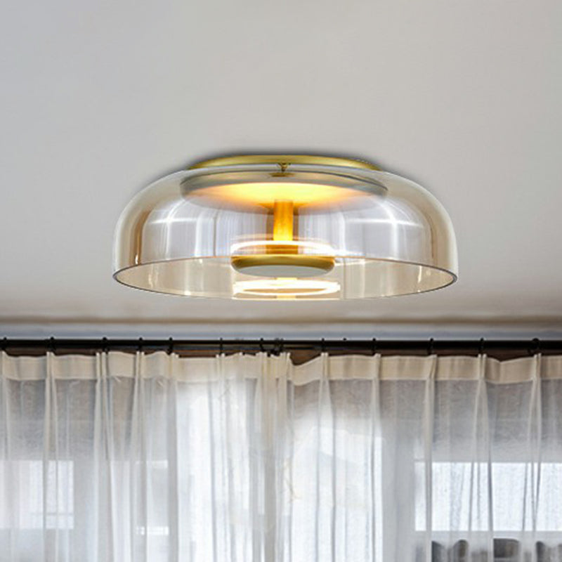 CrystalGlow Ceiling Lamp - Luxurious Glass LED Lighting