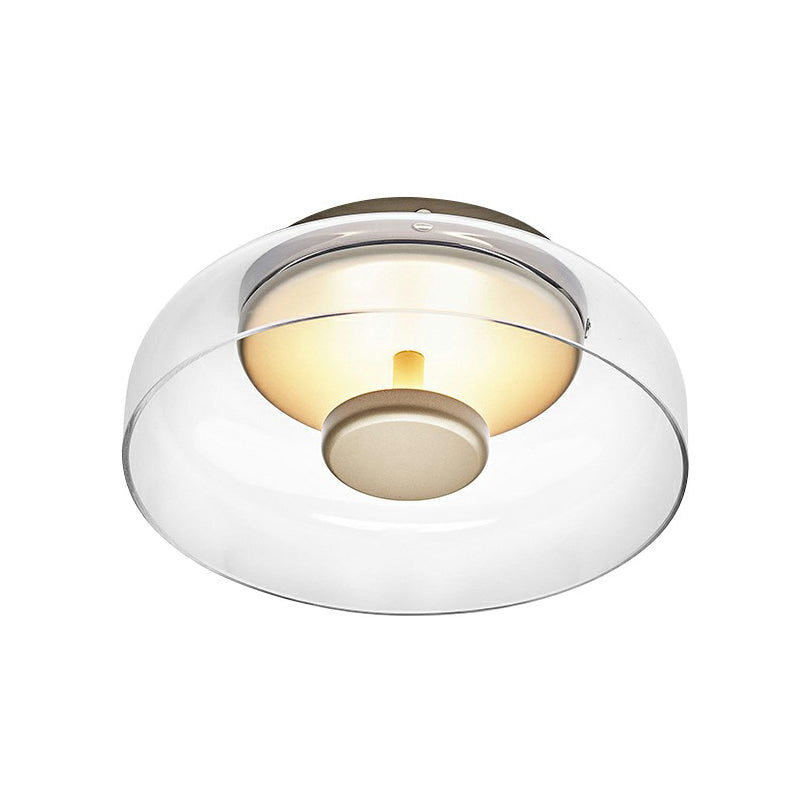 CrystalGlow Ceiling Lamp - Luxurious Glass LED Lighting