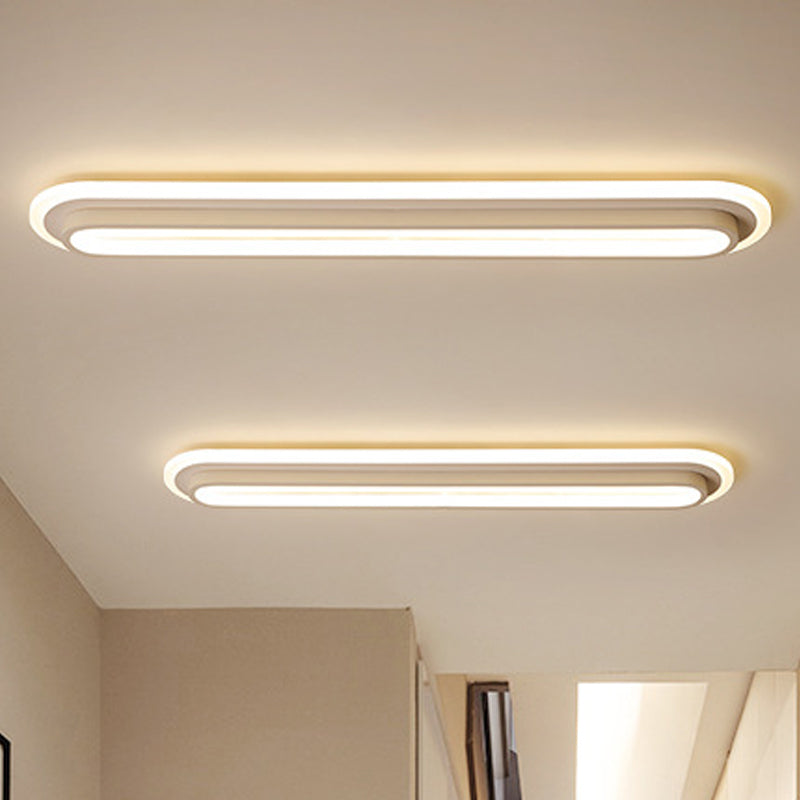 Ovaluxe Glow - Elegant Black-White LED Lighting
