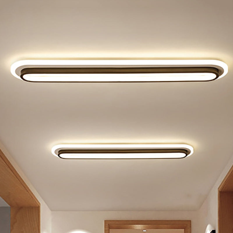 Ovaluxe Glow - Elegant Black-White LED Lighting
