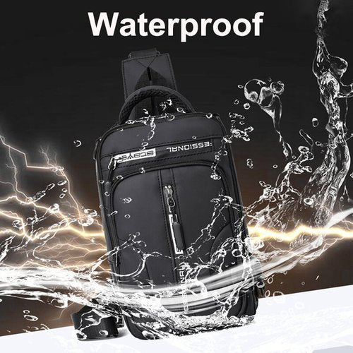 SecureNylon – Waterproof Anti-Theft Shoulder Bag