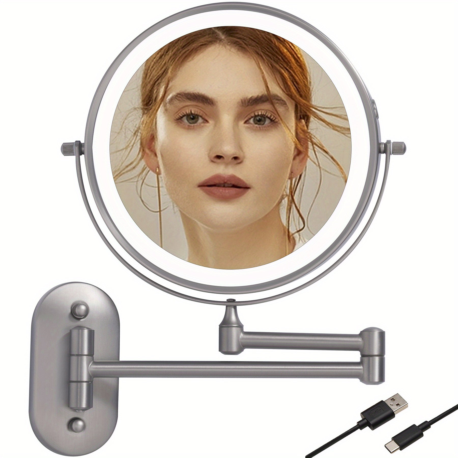 GlowMirror – LED Makeup Mirror USB