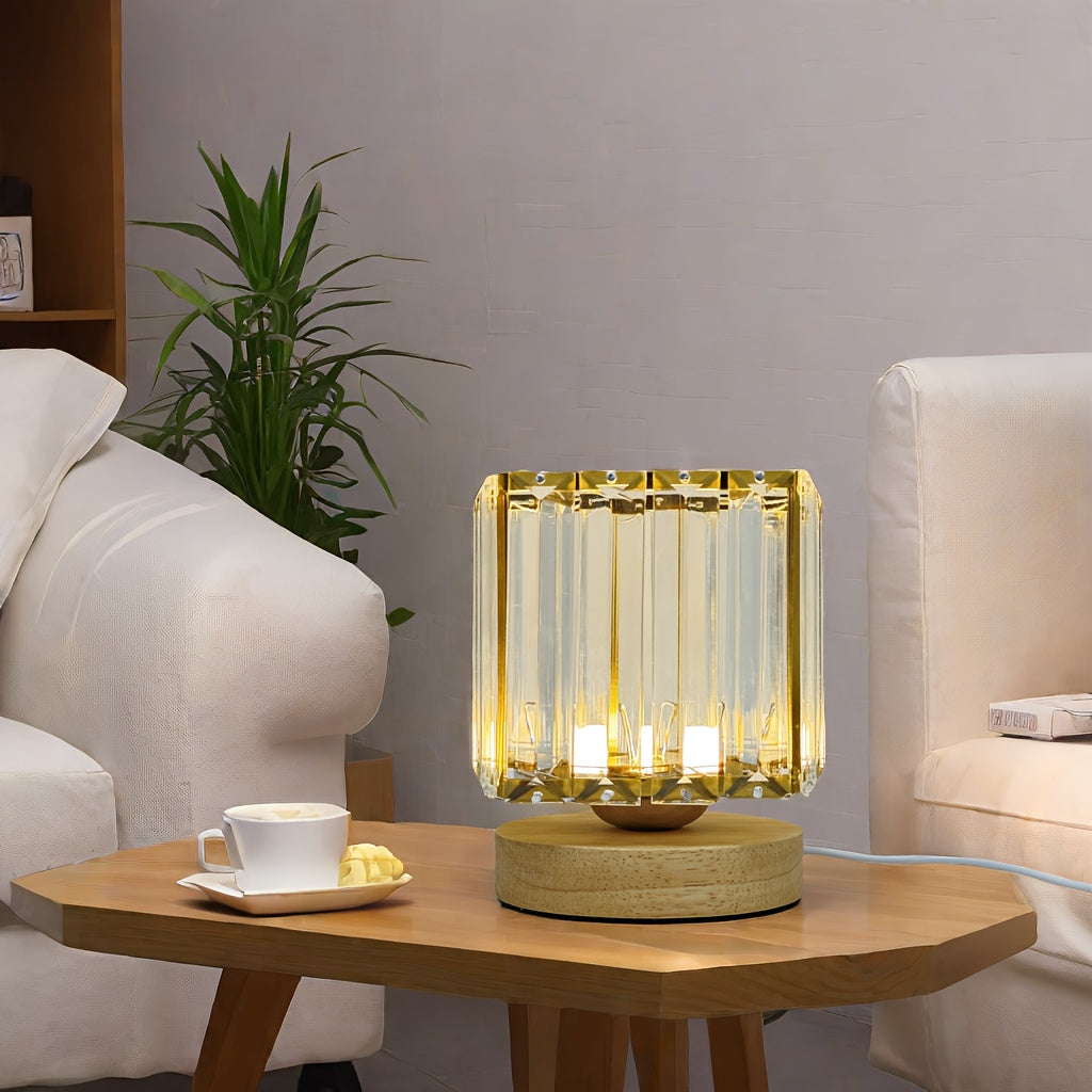 LumiCrystal - Luxe Crystal Table Lamp with LED