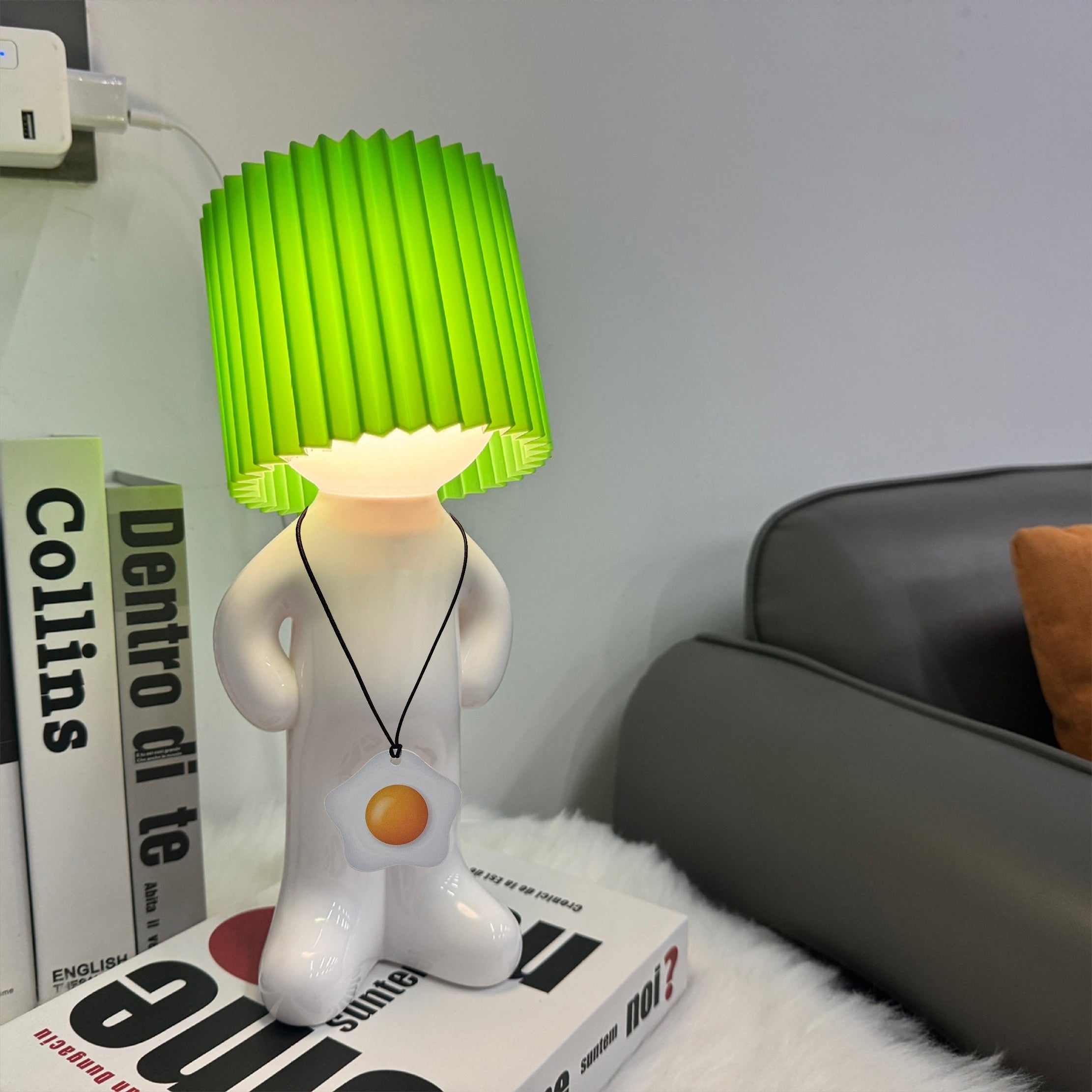 GlowCraft Lamp - Dimmable Acrylic LED with Push Button