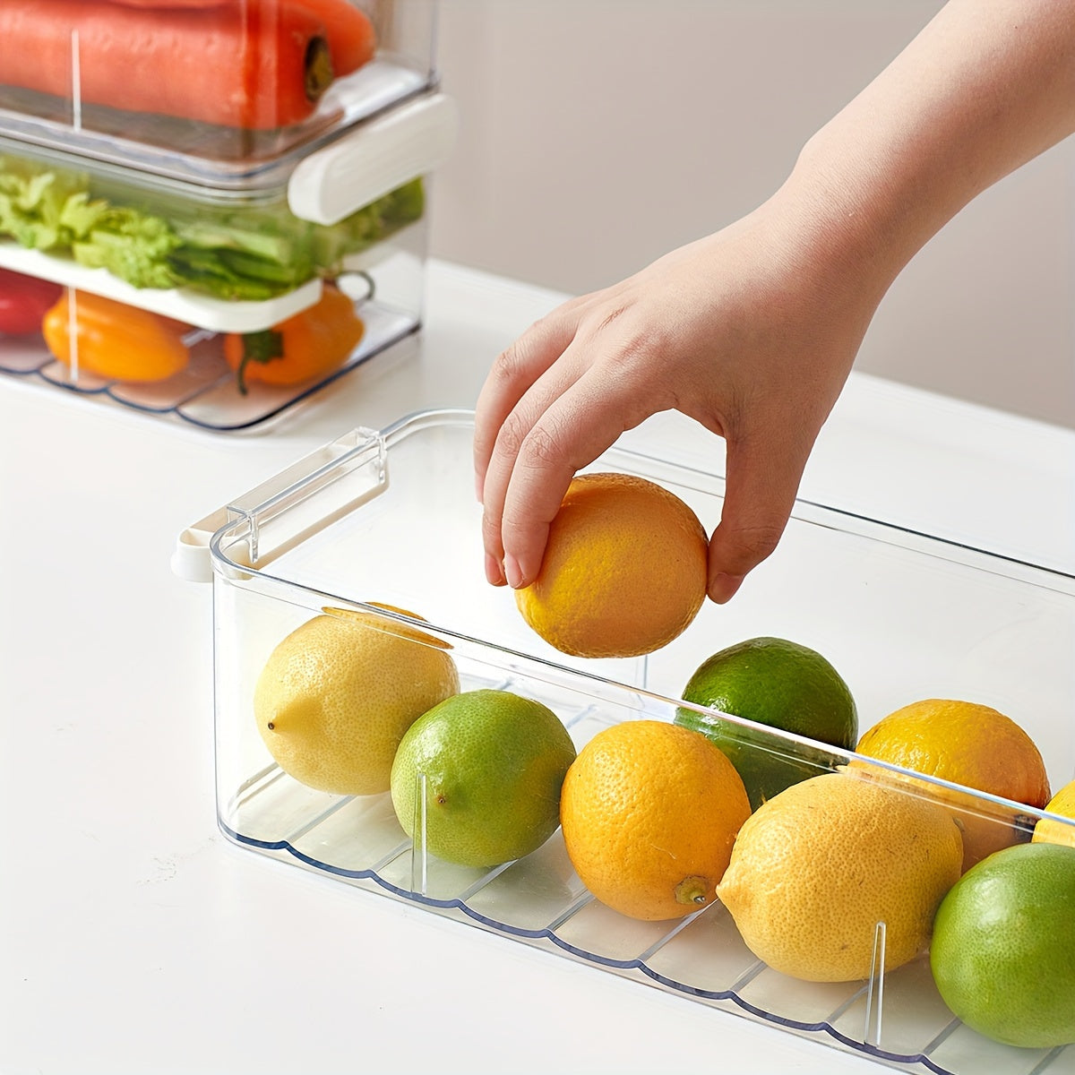 FreshGuard - Elegant Food Safe Refrigerator Organizer