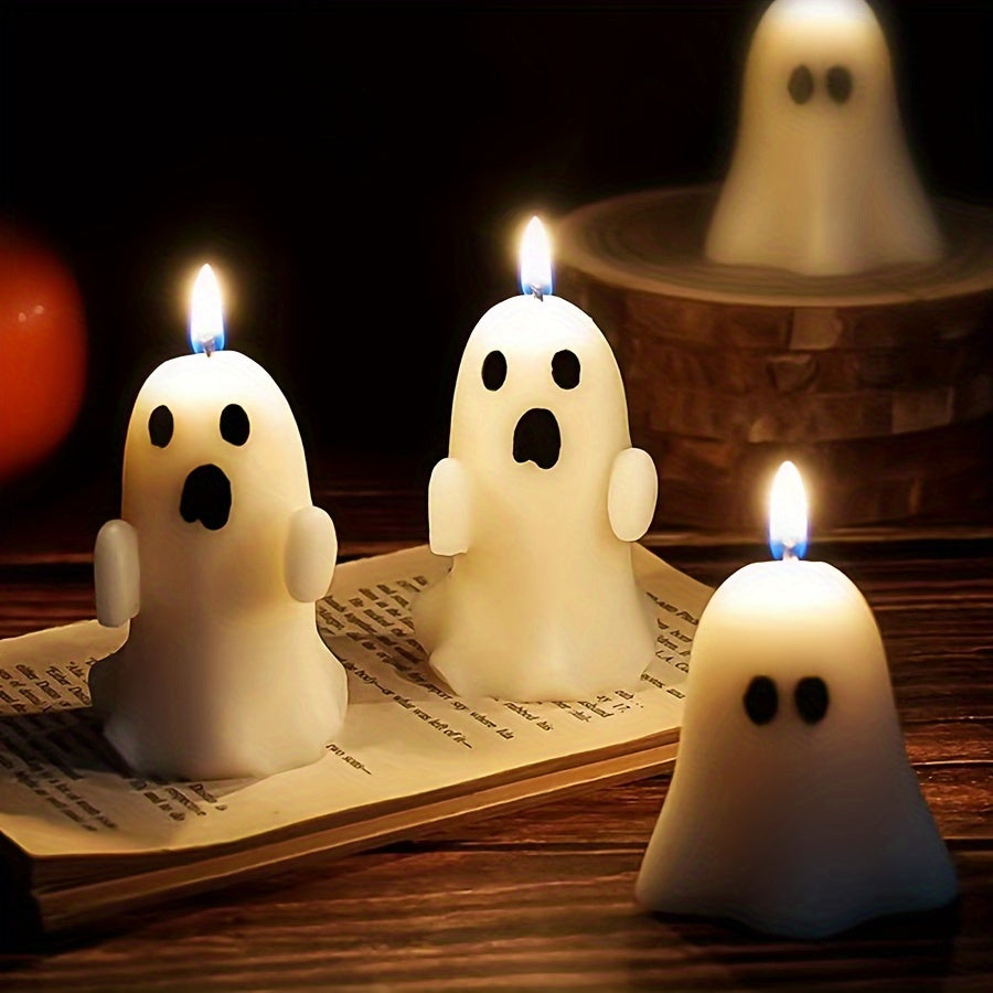 EnchantGlow - Handmade Halloween Scented Candle with Freesia