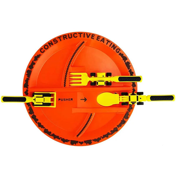ConstructoFork - Large Children's Cutlery Set for Construction