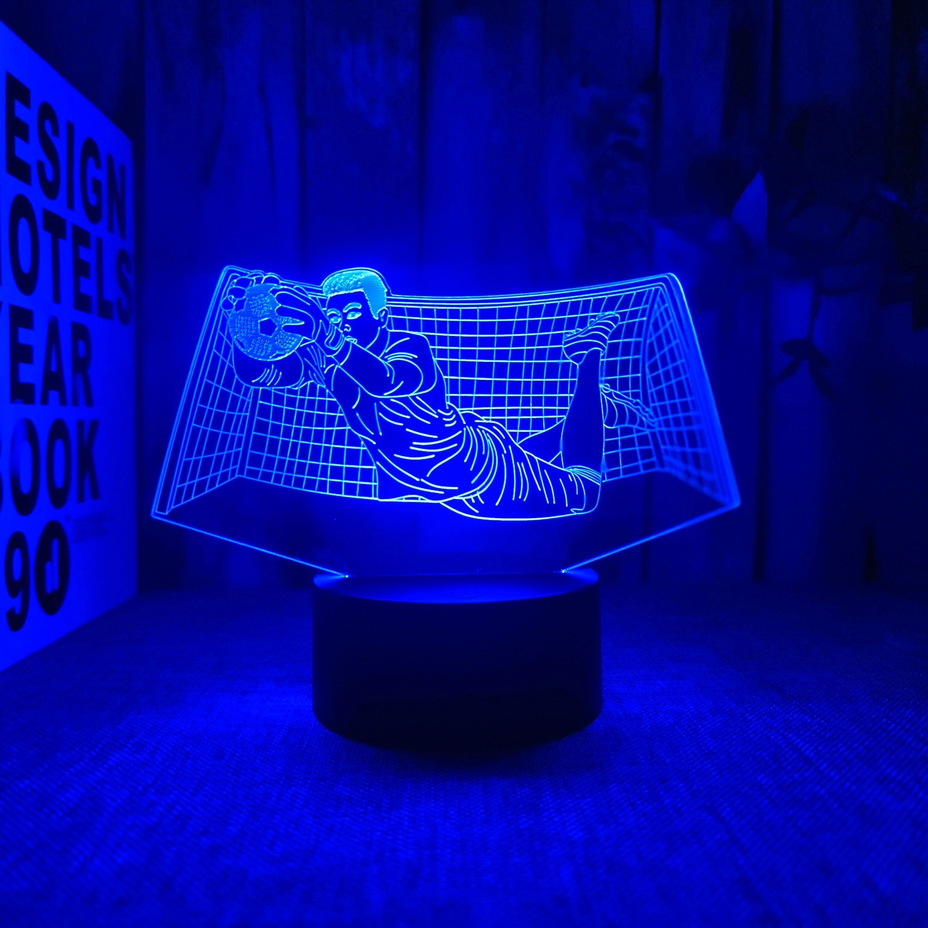 KeeperGlow – 3D Football Goalkeeper Night Light with Touch