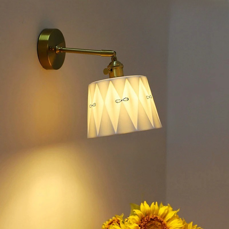 ZenGlow Lamp - Retro Japanese Wall Lamp with Switch
