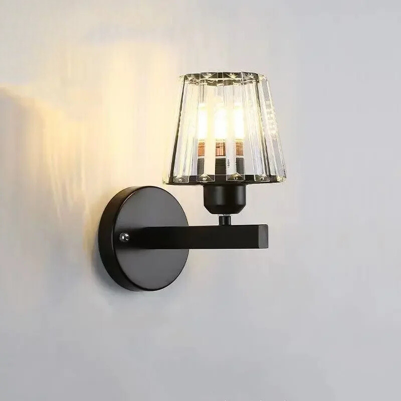 CrystalLuxe - Elegant Kristall LED Väggbelysning