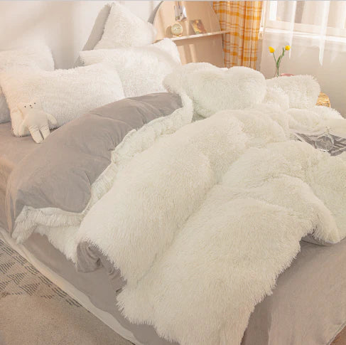 FluffCandy - Luxurious Long-Pile Duvet Cover for Winter Warmth