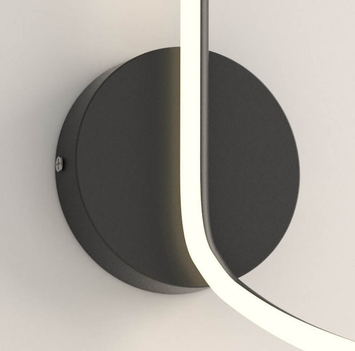 GlowWave – Stilren LED Bågvägglampa för Stämning