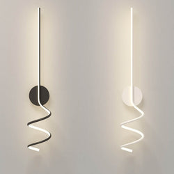 GlowWave – Stilren LED Bågvägglampa för Stämning