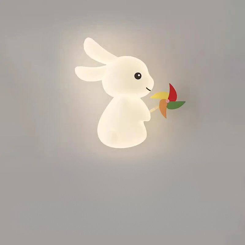 RabbitGlow Lampa - Lekfull LED Barn Vägglampa