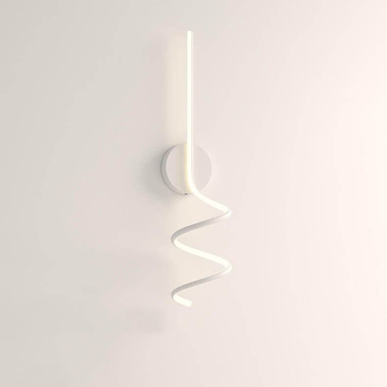 GlowWave - Stram LED Vägglampa med Bågdesign