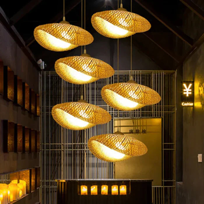 RayaLicht – Handmade Rattan Hanging Lamp for Your Interior