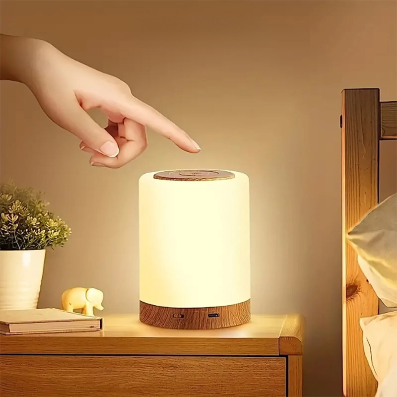 Smart LED Night Light for Kids – Portable &amp; USB Rechargeable 