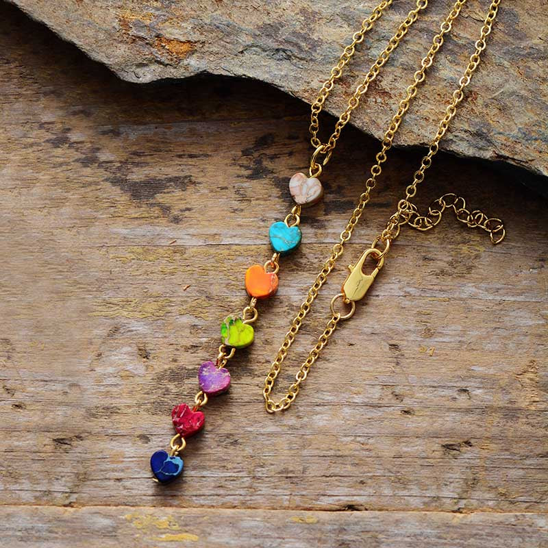 Astra Pendant Necklace - 7 Chakra Pendant for Balance