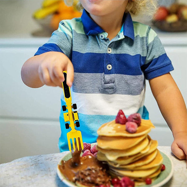 ConstructoFork - Large Children's Cutlery Set for Construction