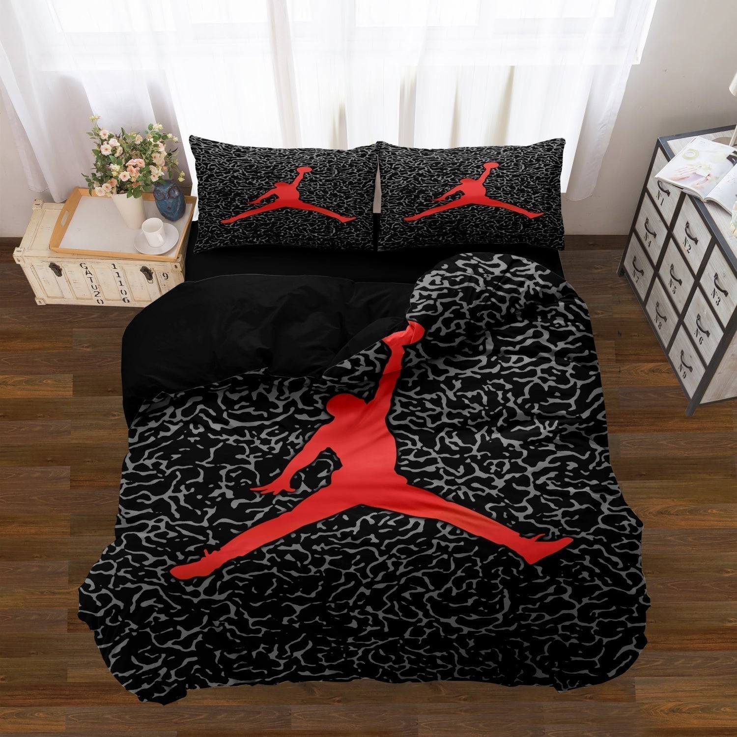 Sporty Basketball Bedding Set – Stylish Nightgown