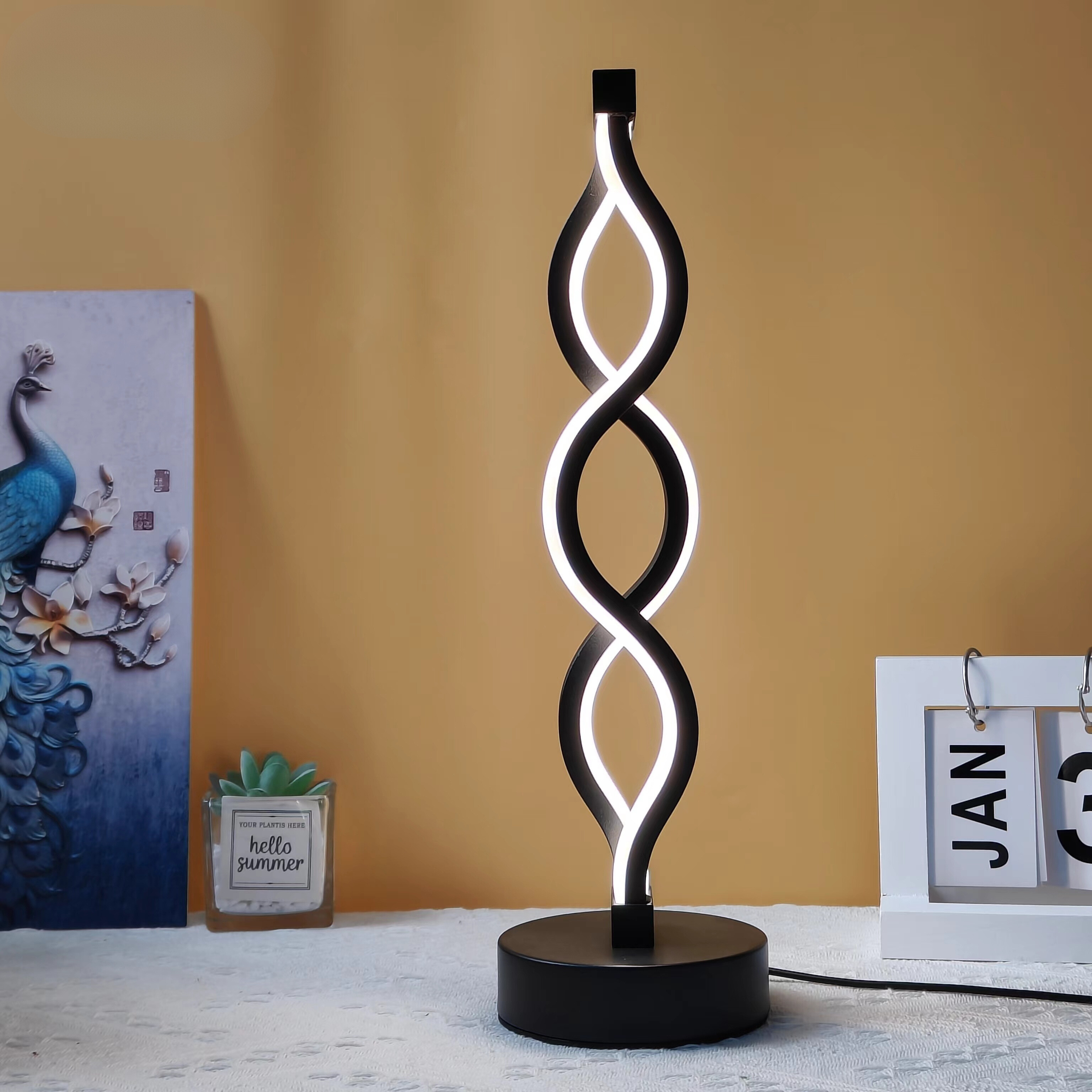 SeaWave Desk Lamp – Modern Aluminum LED Lighting