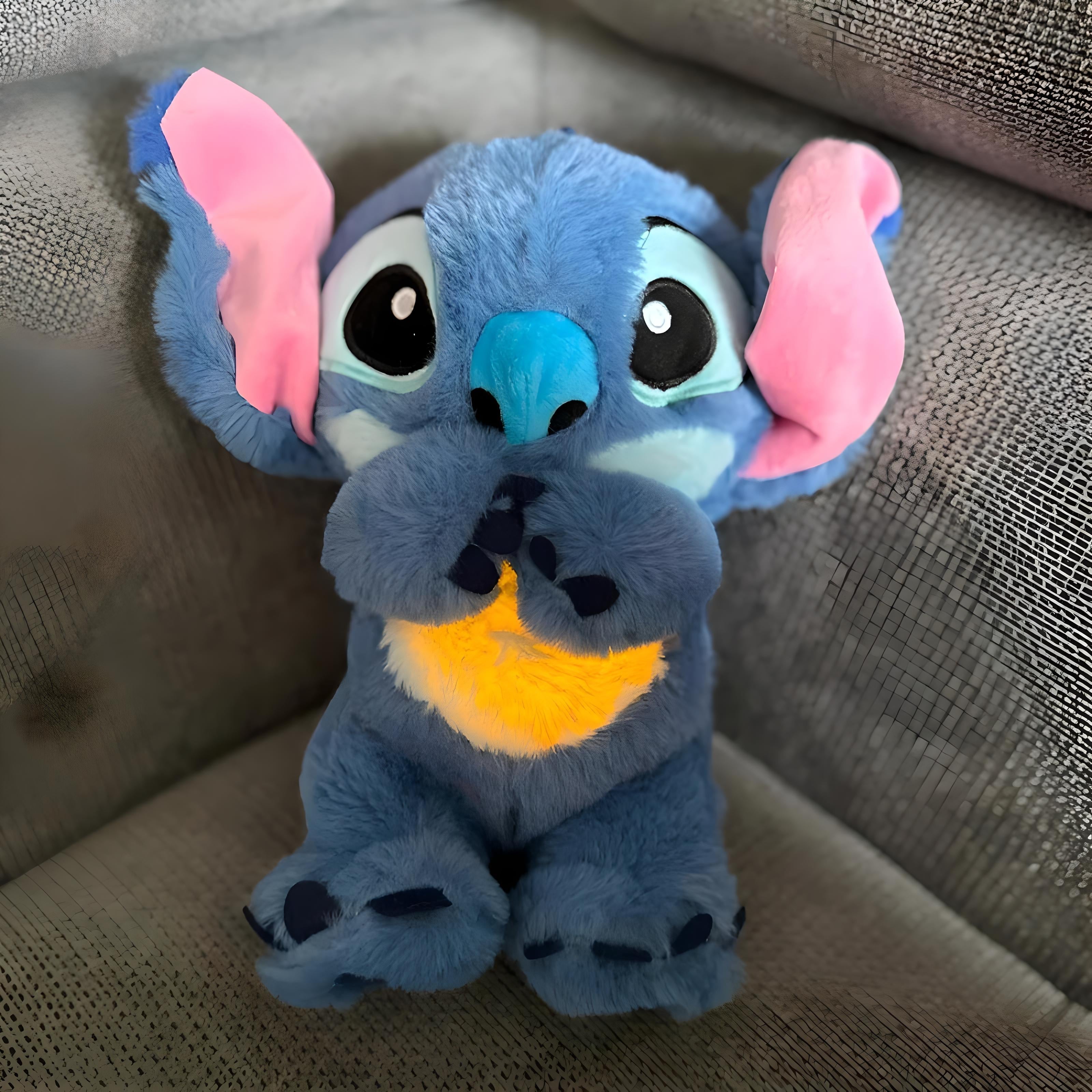 Cuddle Stitch Soothing Stuffed Animal - Relaxing Breathing and Soft Melodies